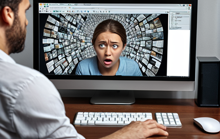 A confused person surrounded by small print and hidden fees on a computer screen, highlighting the frustration of unclear promotion terms.